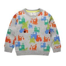 Load image into Gallery viewer, Jumping meters Kids dinosaurs sweatshirts cotton winter autumn baby boys girls t shirts all printed animals t shirts for boy kid