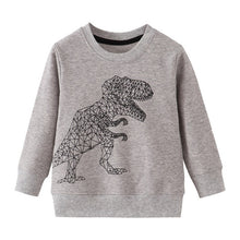 Load image into Gallery viewer, Children Sweatshirts Cotton Dinosaurs Boys Girls Tees Tops New 2019 Autumn Spring Shirts For Kids Boys T shirts Sport Sweater