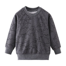 Load image into Gallery viewer, Children Sweatshirts Cotton Dinosaurs Boys Girls Tees Tops New 2019 Autumn Spring Shirts For Kids Boys T shirts Sport Sweater