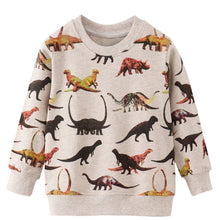 Load image into Gallery viewer, Children Sweatshirts Cotton Dinosaurs Boys Girls Tees Tops New 2019 Autumn Spring Shirts For Kids Boys T shirts Sport Sweater