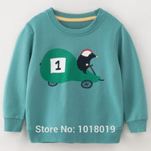 Load image into Gallery viewer, Quality 100% Terry Cotton Sweaters Tee 2020 Brand Baby Boys Clothes Bebe Kids Sweatshirt t shirts Hoodies Tops Children Clothing