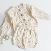 Load image into Gallery viewer, Autumn Winter Knitted Cardigan + Shorts