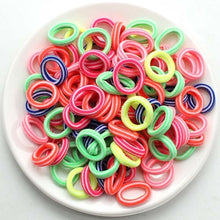 Load image into Gallery viewer, 100 Scrunchy Elastic Hair Bands