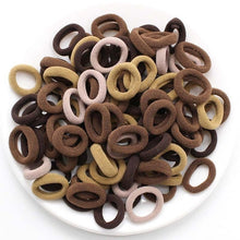Load image into Gallery viewer, 100 Scrunchy Elastic Hair Bands