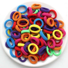 Load image into Gallery viewer, 100 Scrunchy Elastic Hair Bands