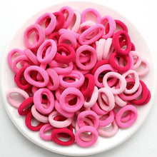 Load image into Gallery viewer, 100 Scrunchy Elastic Hair Bands
