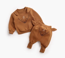 Load image into Gallery viewer, Pullover Sweatshirt Top + Pants Outfit