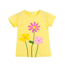 Load image into Gallery viewer, VIDMID Children T-Shirts Cartoon Print Kids Baby girl Tops Short Sleeve T-Shirt children cotton pink t-shirts tees 4137 03