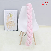 Load image into Gallery viewer, Bed Braided Knot Soft Cushion Bumper