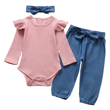 Load image into Gallery viewer, Flower Pattern - Long Sleeve Bodysuit
