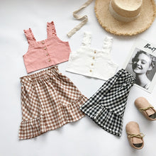 Load image into Gallery viewer, Girls Plaid Tutu Dress