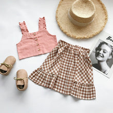 Load image into Gallery viewer, Girls Plaid Tutu Dress