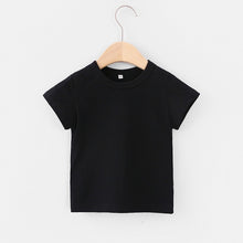 Load image into Gallery viewer, 16 Colors Solid Children T-shirt for Boys Girls Cotton Summer Kids Tops Tees Baby Kids Tshirts Blouse Clothes 12M 24M 2-12 Years