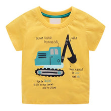 Load image into Gallery viewer, T-shirt for baby Boys Animal Print Dinosaur Boys T Shirt for kids Tops tees Cartoon Kids t-shirts Clothes 2-7 Years