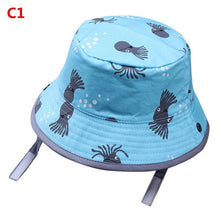 Load image into Gallery viewer, Baby Hats Cool Panama Summer Baby Cap Boys Girls Print Caps Kids Cartoon Hat Sunhat Baby Hat Newborn Baby Accessories