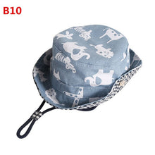 Load image into Gallery viewer, Baby Hats Cool Panama Summer Baby Cap Boys Girls Print Caps Kids Cartoon Hat Sunhat Baby Hat Newborn Baby Accessories