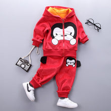 Load image into Gallery viewer, Thick & Warm Three Piece Bear & Fox Outfit