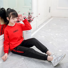Load image into Gallery viewer, Girls Autumn Winter Long Sleeve Shirts + Pants