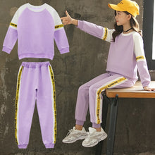 Load image into Gallery viewer, Girls Autumn Winter Long Sleeve Shirts + Pants