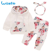 Load image into Gallery viewer, Floral Newborn Baby Tracksuit