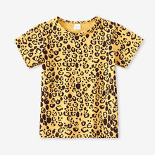 Load image into Gallery viewer, Boys Girls T-Shirts Short Sleeve Children's Tshirt Baby Girl Tops One Piece O-Neck Fashion Cartoon Casual Girl T Shirts Children