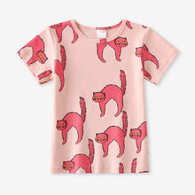 Load image into Gallery viewer, Boys Girls T-Shirts Short Sleeve Children's Tshirt Baby Girl Tops One Piece O-Neck Fashion Cartoon Casual Girl T Shirts Children