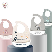 Load image into Gallery viewer, Silicone Baby Bibs