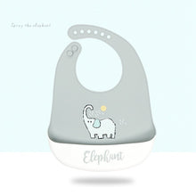 Load image into Gallery viewer, Silicone Baby Bibs