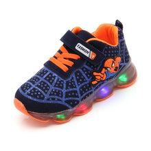 Load image into Gallery viewer, Spiderman Sneakers With LED Lights