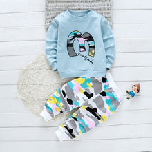 Load image into Gallery viewer, Long Sleeve Sweater + Camouflage Trousers