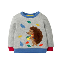 Load image into Gallery viewer, Jumping meters Kids dinosaurs sweatshirts cotton winter autumn baby boys girls t shirts all printed animals t shirts for boy kid