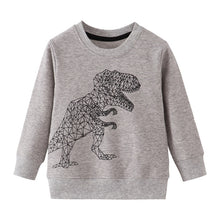 Load image into Gallery viewer, Children Sweatshirts Cotton Dinosaurs Boys Girls Tees Tops New 2019 Autumn Spring Shirts For Kids Boys T shirts Sport Sweater

