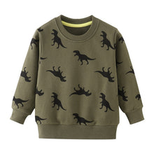 Load image into Gallery viewer, Children Sweatshirts Cotton Dinosaurs Boys Girls Tees Tops New 2019 Autumn Spring Shirts For Kids Boys T shirts Sport Sweater
