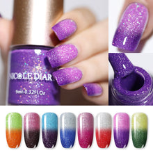 Load image into Gallery viewer, NICOLE DIARY - Thermal Nail Polish Glitter
