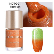 Load image into Gallery viewer, NICOLE DIARY - Thermal Nail Polish Glitter
