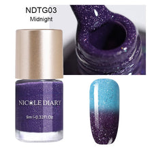 Load image into Gallery viewer, NICOLE DIARY - Thermal Nail Polish Glitter
