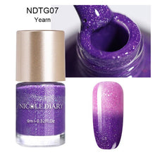 Load image into Gallery viewer, NICOLE DIARY - Thermal Nail Polish Glitter
