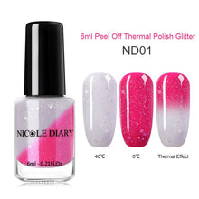 Load image into Gallery viewer, NICOLE DIARY - Thermal Nail Polish Glitter
