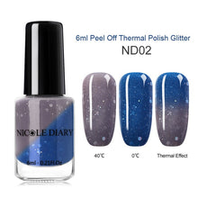 Load image into Gallery viewer, NICOLE DIARY - Thermal Nail Polish Glitter
