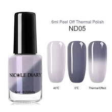 Load image into Gallery viewer, NICOLE DIARY - Thermal Nail Polish Glitter
