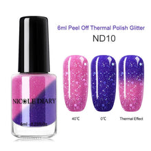 Load image into Gallery viewer, NICOLE DIARY - Thermal Nail Polish Glitter
