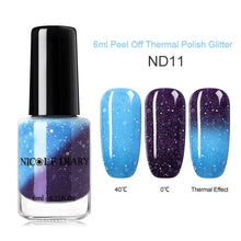 Load image into Gallery viewer, NICOLE DIARY - Thermal Nail Polish Glitter
