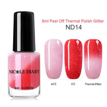 Load image into Gallery viewer, NICOLE DIARY - Thermal Nail Polish Glitter
