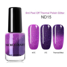 Load image into Gallery viewer, NICOLE DIARY - Thermal Nail Polish Glitter
