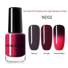 Load image into Gallery viewer, NICOLE DIARY - Thermal Nail Polish Glitter
