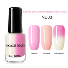 Load image into Gallery viewer, NICOLE DIARY - Thermal Nail Polish Glitter
