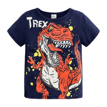 Load image into Gallery viewer, boy t shirts long sleeve for children baby boy casual cartoon dinosaur brand fashion boy t shirt boys Tops &amp; Tees
