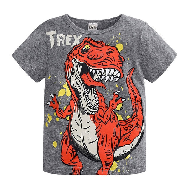 boy t shirts long sleeve for children baby boy casual cartoon dinosaur brand fashion boy t shirt boys Tops & Tees