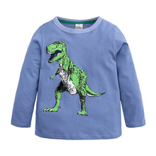 Load image into Gallery viewer, boy t shirts long sleeve for children baby boy casual cartoon dinosaur brand fashion boy t shirt boys Tops &amp; Tees
