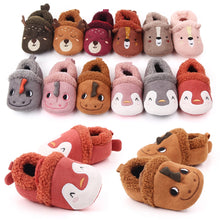 Load image into Gallery viewer, Knit Crib Shoes - Prewalker Baby Slippers
